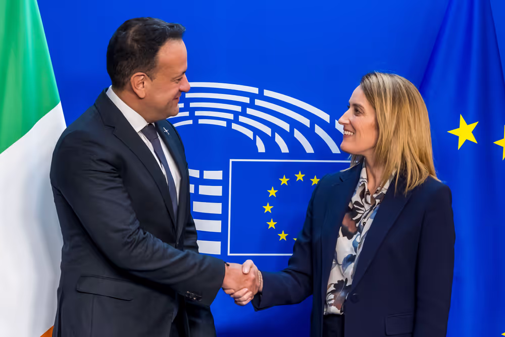 Roberta METSOLA, EP President meets with Leo VARADKAR, Irish Prime Minister (Taoiseach)