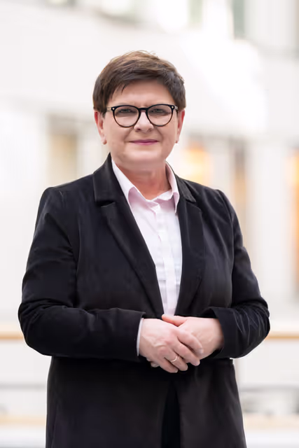 Fotografija 15: Beata SZYDLO in the EP in Brussels