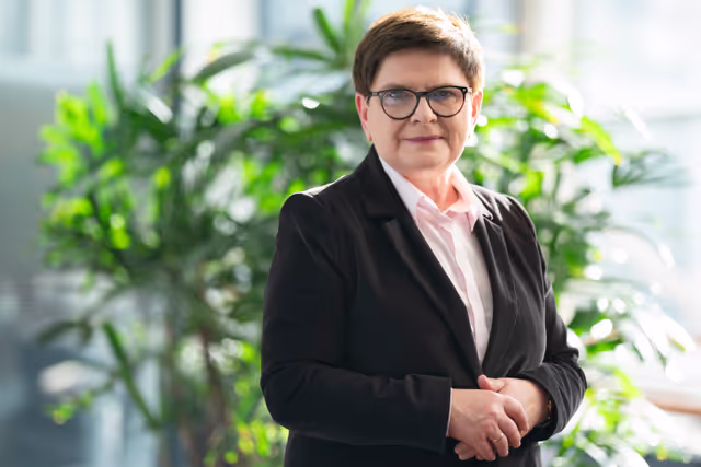 Fotografija 12: Beata SZYDLO in the EP in Brussels