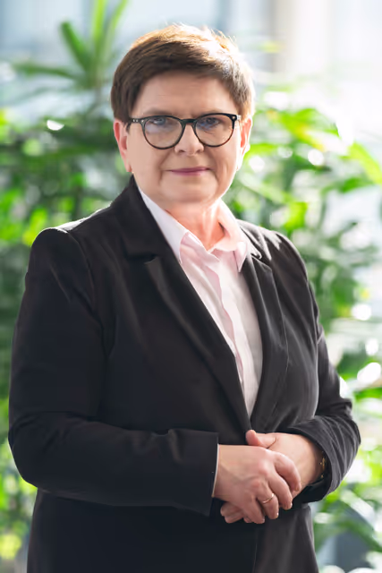 Fotografija 13: Beata SZYDLO in the EP in Brussels