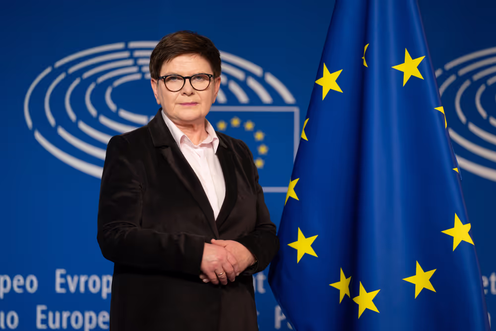 Beata SZYDLO in the EP in Brussels