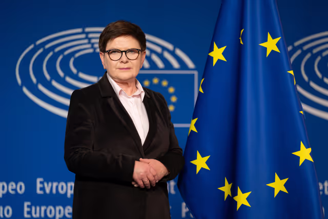 Fotografija 8: Beata SZYDLO in the EP in Brussels