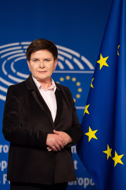 Fotografija 11: Beata SZYDLO in the EP in Brussels