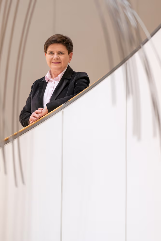 Beata SZYDLO in the EP in Brussels