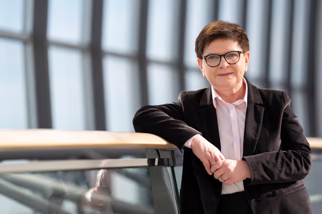 Fotografija 3: Beata SZYDLO in the EP in Brussels