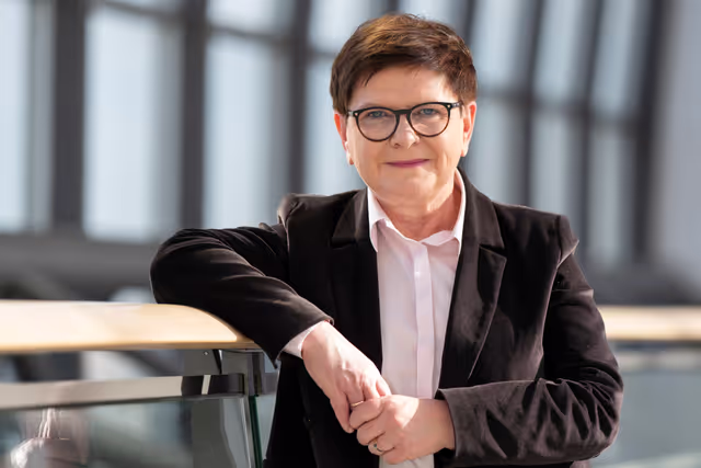 Fotografija 1: Beata SZYDLO in the EP in Brussels