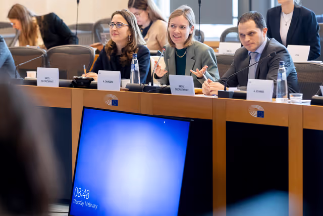 Foto 31: IMCO trilogue on Single Market Emergency Instrument (SMEI)