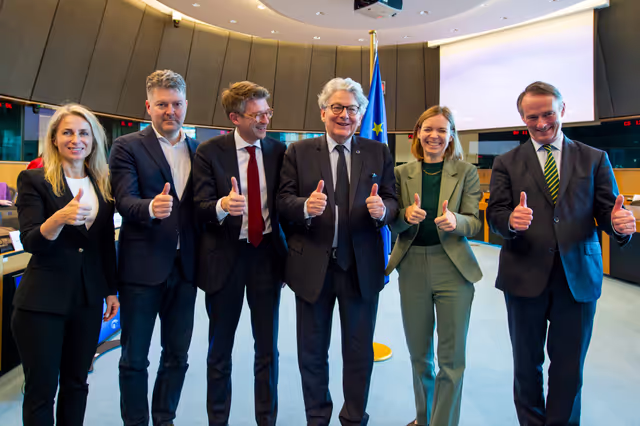 Foto 7: IMCO trilogue on Single Market Emergency Instrument (SMEI)