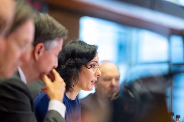 Φωτογραφία 14: AFET - Exchange of views with Hadja LAHBIB, Belgian Minister of Foreign Affairs
