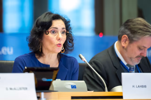 Φωτογραφία 13: AFET - Exchange of views with Hadja LAHBIB, Belgian Minister of Foreign Affairs