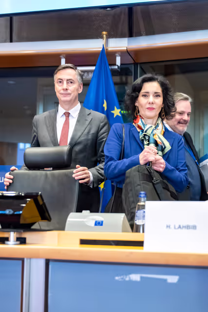Φωτογραφία 34: AFET - Exchange of views with Hadja LAHBIB, Belgian Minister of Foreign Affairs