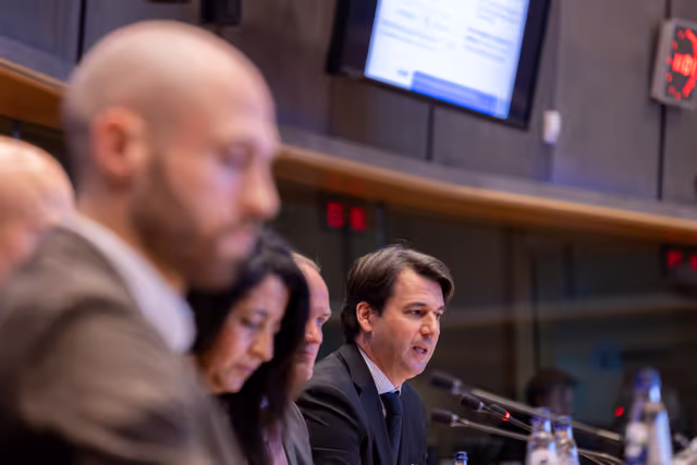 Photo 5: TRAN Committee meeting .Workshop on The suitability of existing post and parcel delivery legislation