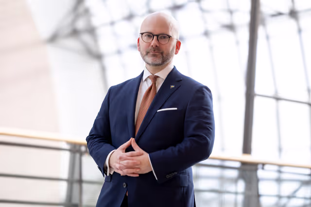 Foto 5: Charlie WEIMERS in the EP in Brussels