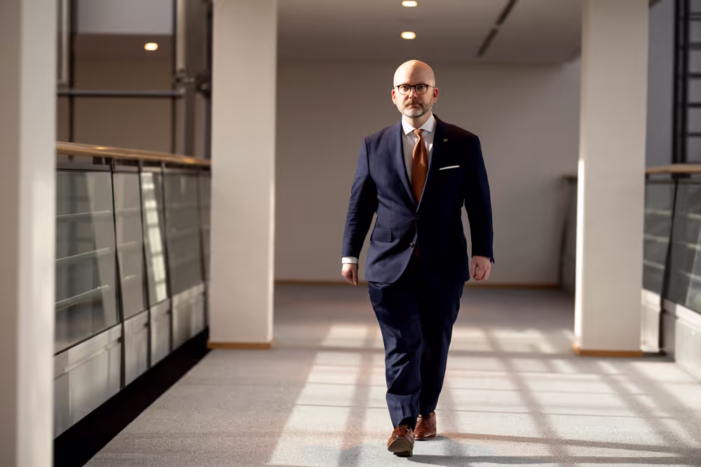 Charlie WEIMERS in the EP in Brussels