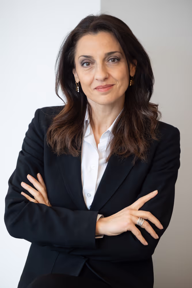 Irene TINAGLI in her office in Brussels