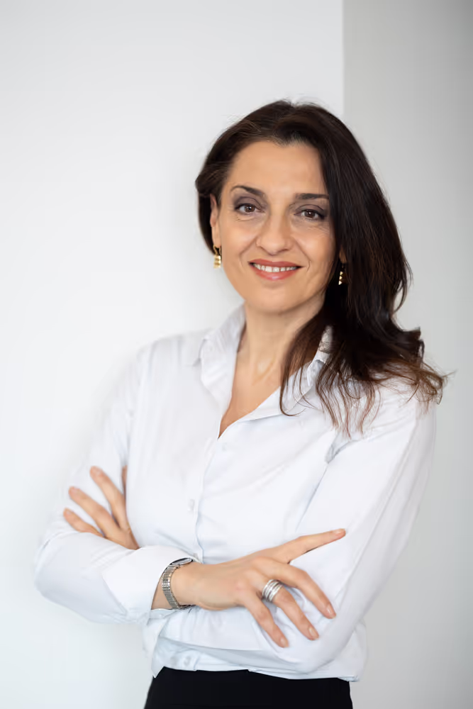 Irene TINAGLI in her office in Brussels