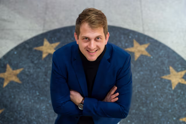 Foto 6: Michael BLOSS in the EP in Brussels