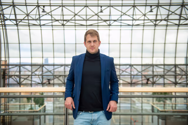 Foto 1: Michael BLOSS in the EP in Brussels