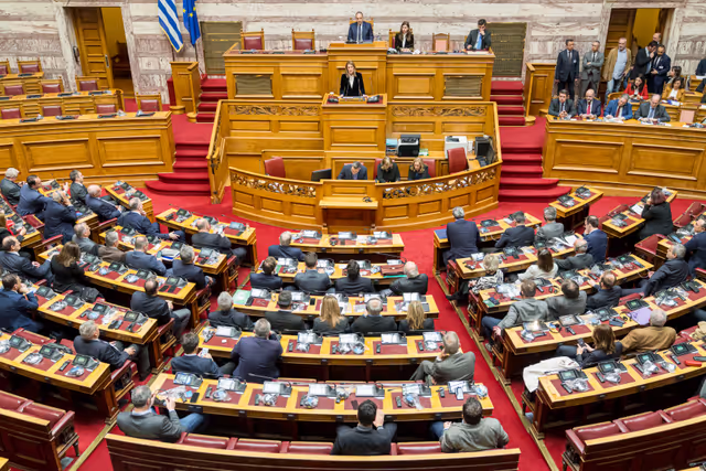 Official visit by Roberta METSOLA, EP President to Athens (Greece) - Speech at the Plenary Hall of the Hellenic Parliament