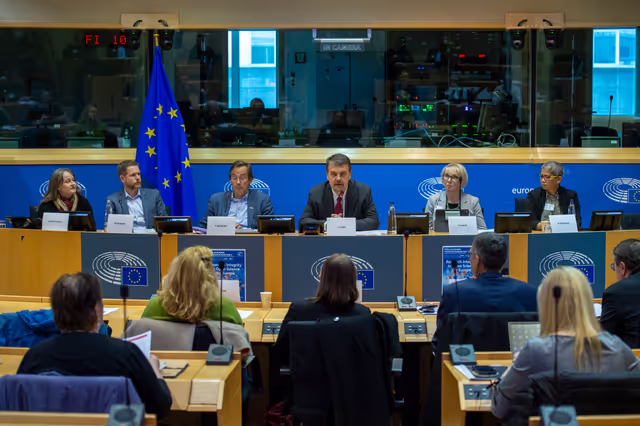 Nuotrauka 3: STOA Academic Freedom Roundtable ‘ Research Integrity in Open Science for Europe ’