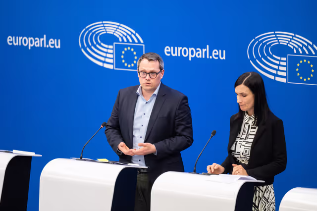 Press conference on New EU rules ensuring protection for journalists and media outlets from strategic lawsuits against public participation (SLAPPs)