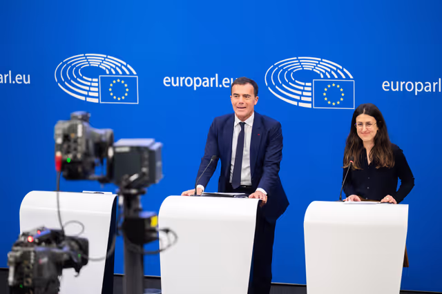 Fotagrafa 2: Press conference on The Final vote on Transparency and targeting of political advertising