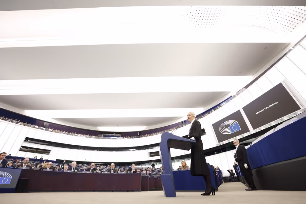 EP Plenary session - Address by Yulia Navalnaya