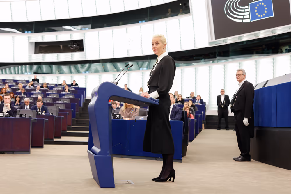 EP Plenary session - Address by Yulia Navalnaya