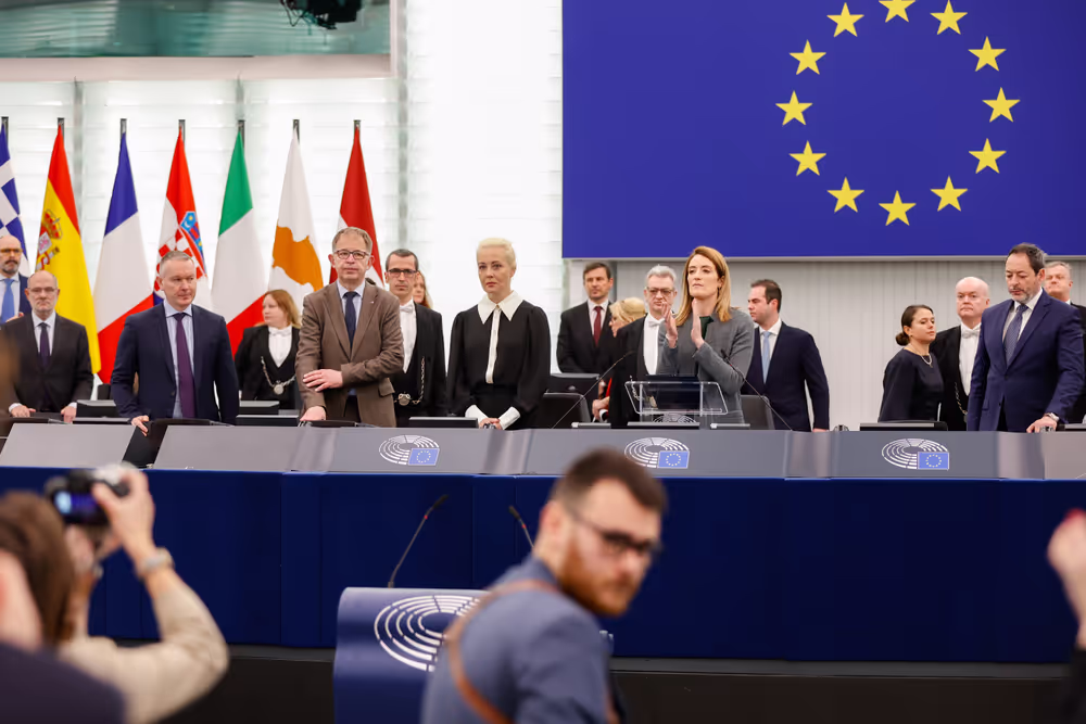 EP Plenary session - Address by Yulia Navalnaya