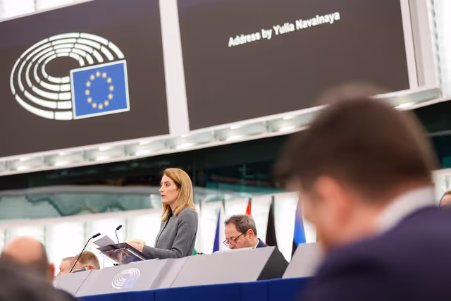 Foto 41: EP Plenary session - Address by Yulia Navalnaya