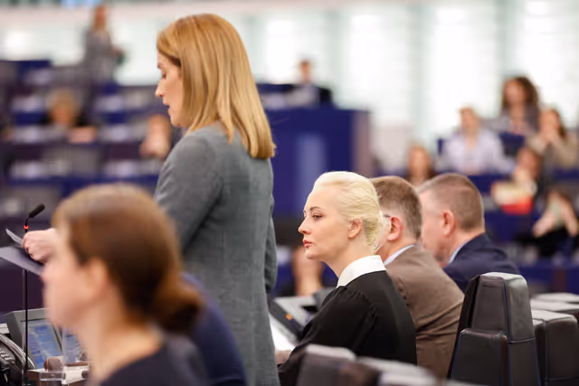 Foto 40: EP Plenary session - Address by Yulia Navalnaya