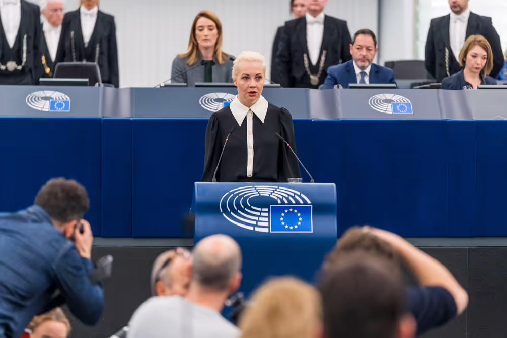 EP Plenary session - Address by Yulia Navalnaya