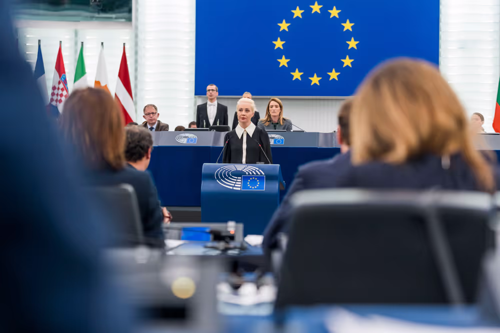 EP Plenary session - Address by Yulia Navalnaya