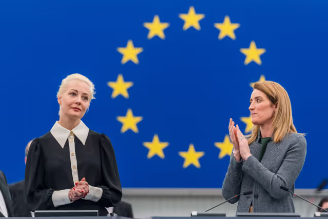 Foto 17: EP Plenary session - Address by Yulia Navalnaya