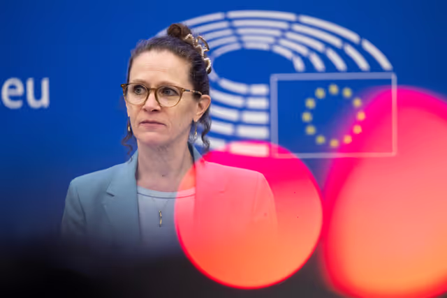 Снимка 2: Press conference on The Report on the Commission’s 2023 Rule of Law Report