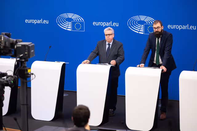 Fotografie 1: Press conference on The Annual Report 2023 on Human Rights and Democracy