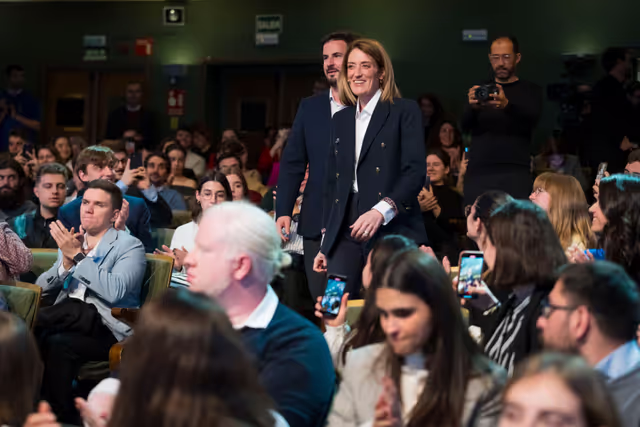 Official visit of Roberta METSOLA, EP President to Spain - Town Hall Discussion with Young Spaniards