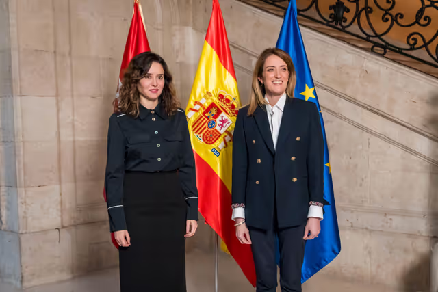 Official visit of Roberta METSOLA, EP President to Spain - Meeting with Isabel DIAZ AYUSO, President of the Region of Madrid