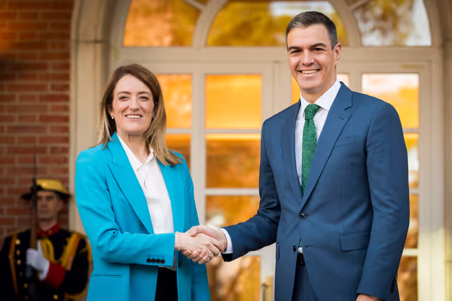 Official visit of Roberta METSOLA, EP President to Spain - Meeting with Pedro SÁNCHEZ, Spanish Prime Minister