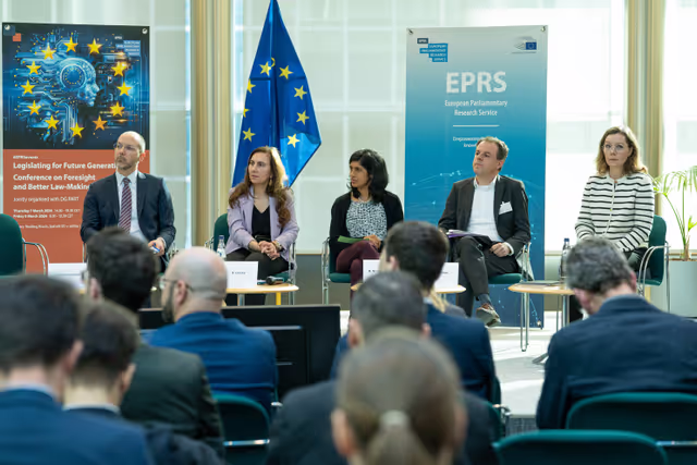 Photo 1 : EPRS - Conference on Foresight and Better Law-Making