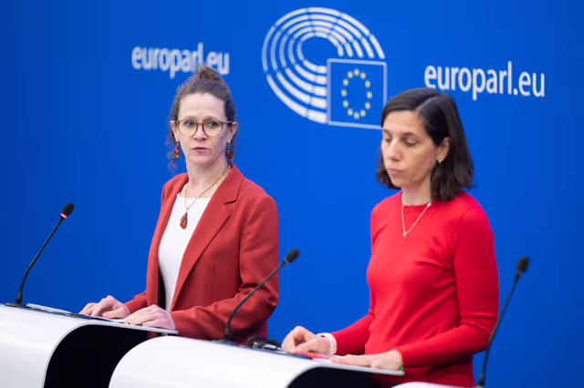 Fotografia 11: Press conference on criminalising the violations of EU sanction