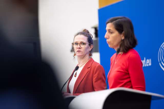 Fotografia 7: Press conference on criminalising the violations of EU sanction