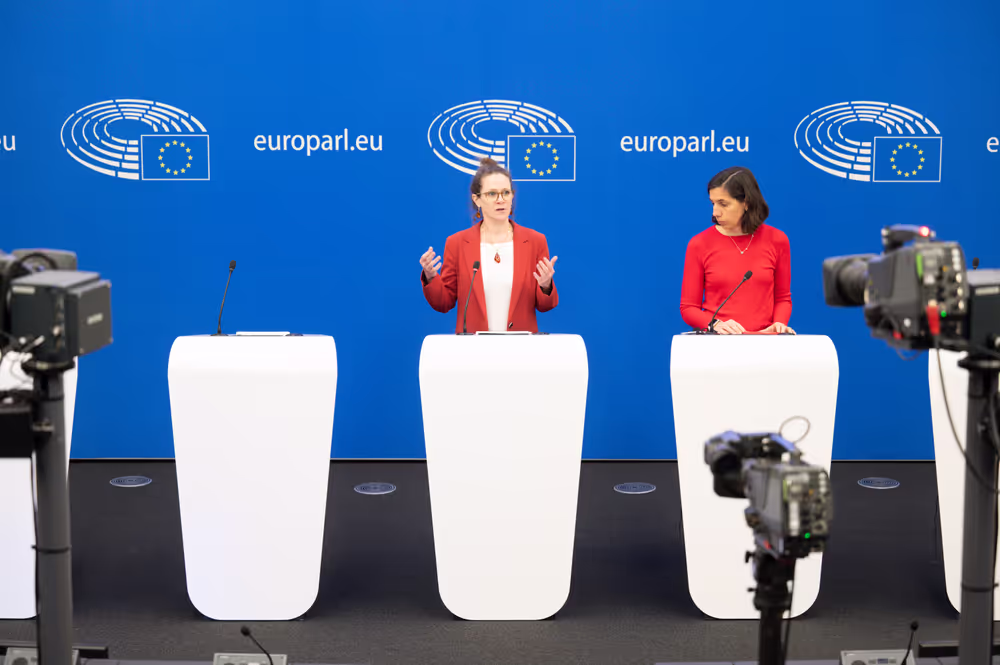 Press conference on criminalising the violations of EU sanction