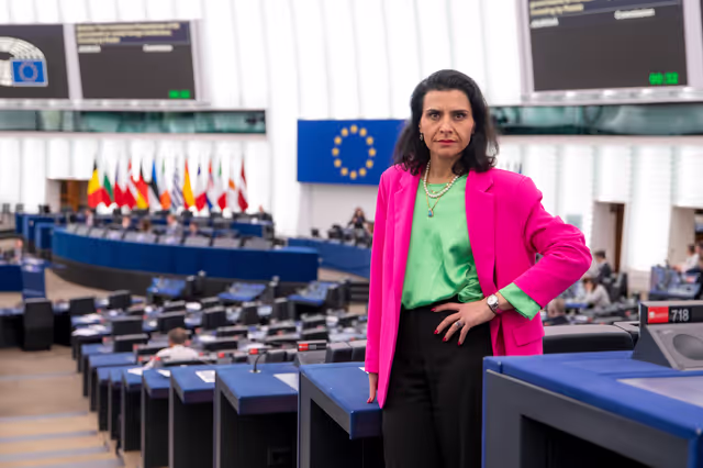 Fotografie 15: Abir AL-SAHLANI in the EP in Strasbourg