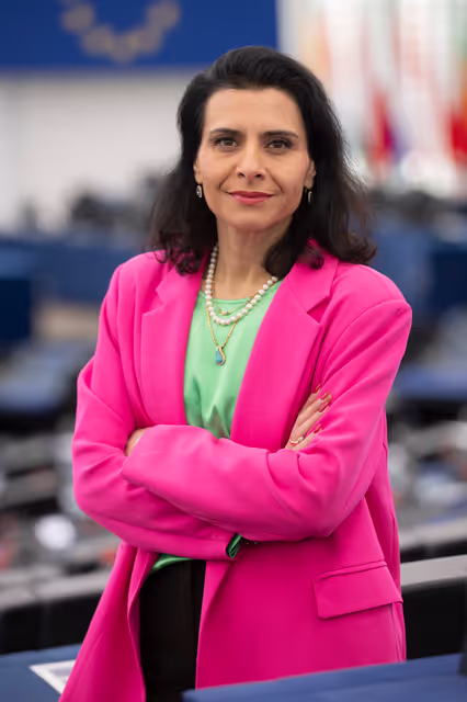 Fotografie 14: Abir AL-SAHLANI in the EP in Strasbourg