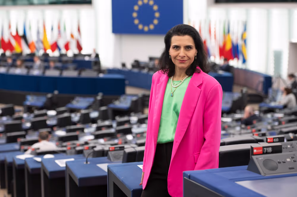 Abir AL-SAHLANI in the EP in Strasbourg