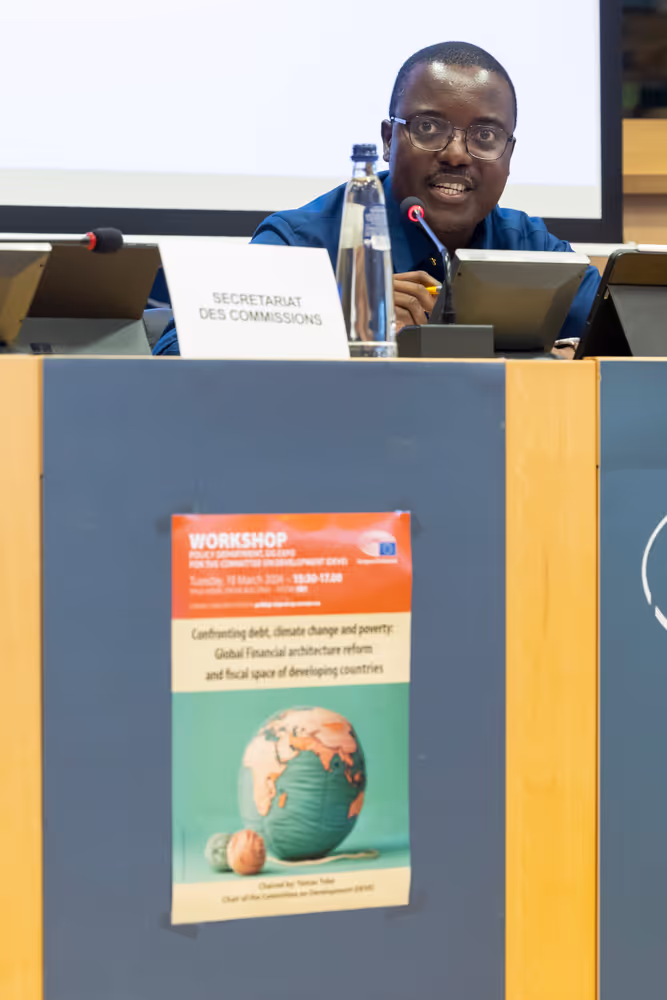 DEVE workshop on ' Confronting debt, climate change and poverty: Global financial architecture reform and fiscal space of developing countries '