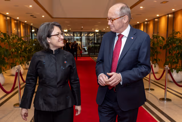 Fotagrafa 13: Othmar KARAS meets with  Bi-Khim HSIAO, Taiwanese Vice President- elect