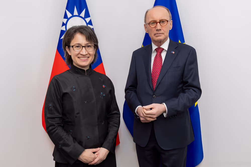 Othmar KARAS meets with  Bi-Khim HSIAO, Taiwanese Vice President- elect