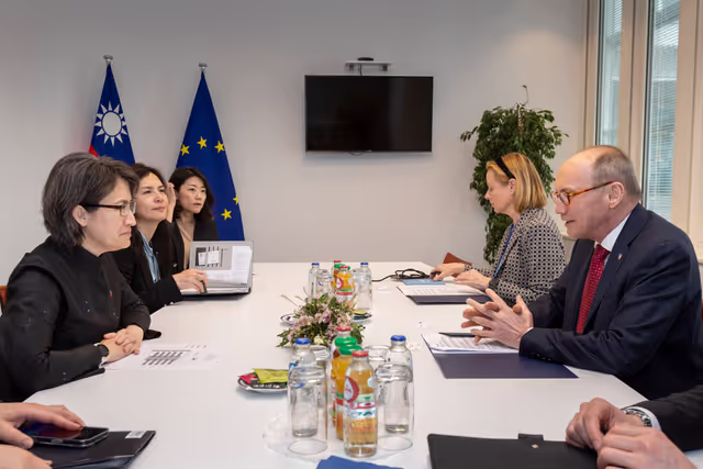 Fotagrafa 1: Othmar KARAS meets with  Bi-Khim HSIAO, Taiwanese Vice President- elect